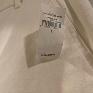 White Gap trousers